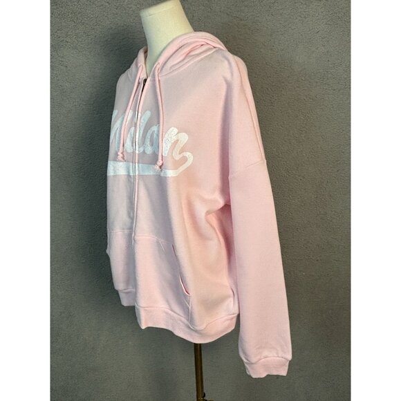 Grayson Threads The Label Plus Size Pink Milan Hoodie Size 1X Pink New With Tags - Picture 4 of 8